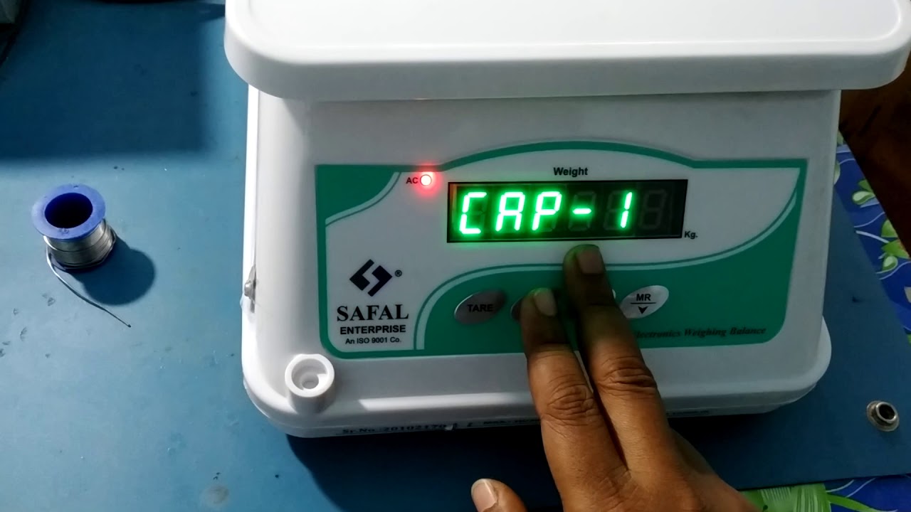 Safal 20Kg Weigh scale Program settings with calibration tutorial video in Bengali 🛠️⚙️🔧🔩⚖️