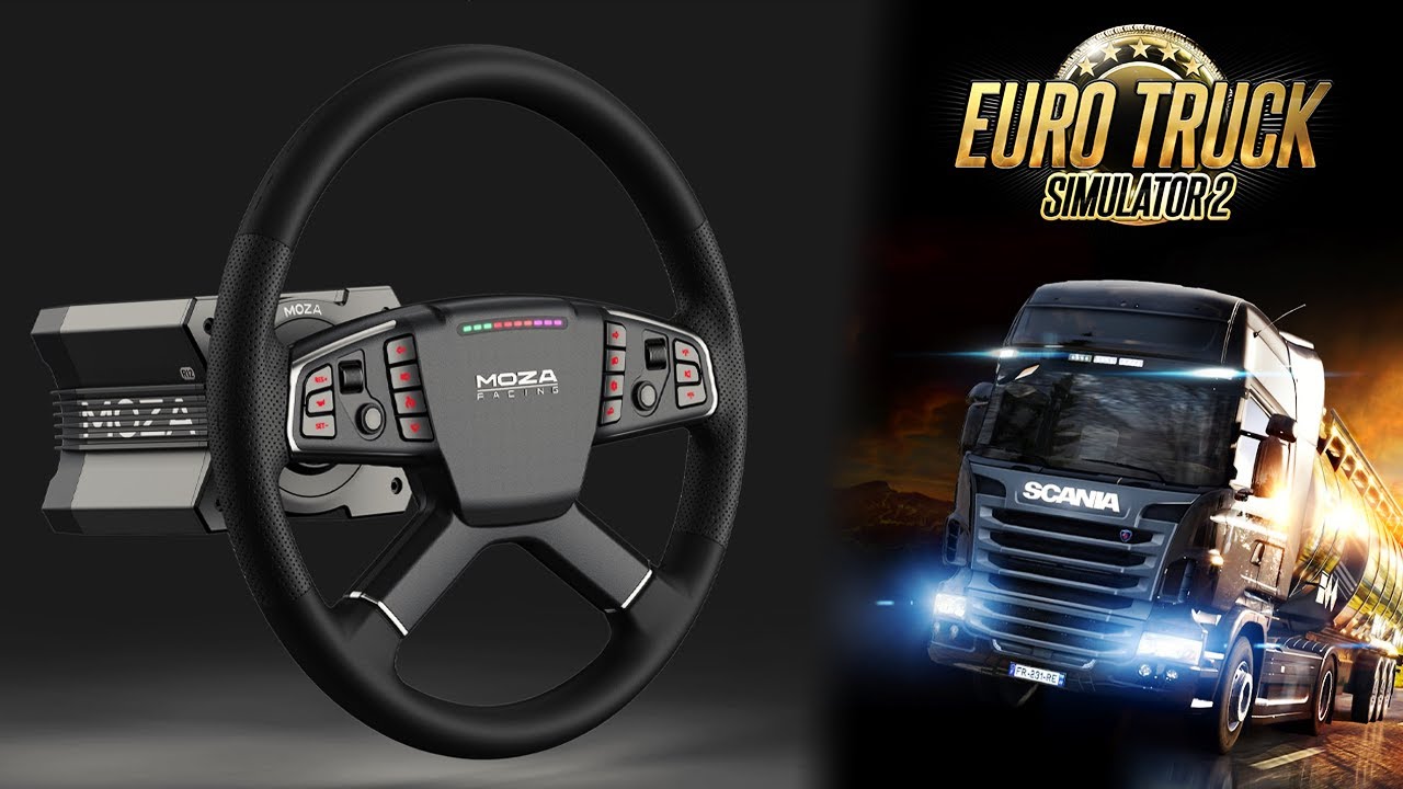 ZESTAW IDEALNY DO ETS2 & ATS - Unboxing kierownicy TSW Truck Wheel od MOZA Racing🕹️