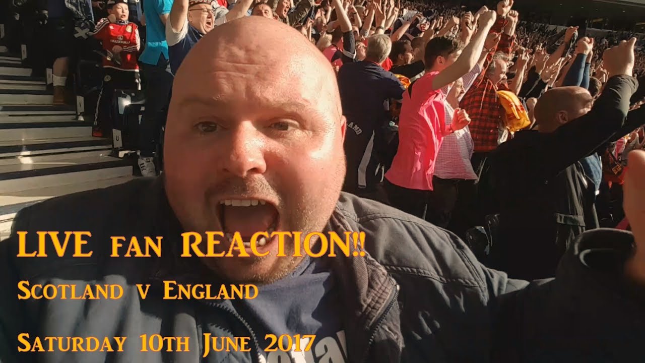 Leigh Griffiths free kick goals for Scotland v England - LIVE Scotland fan reaction | 10th June 2017