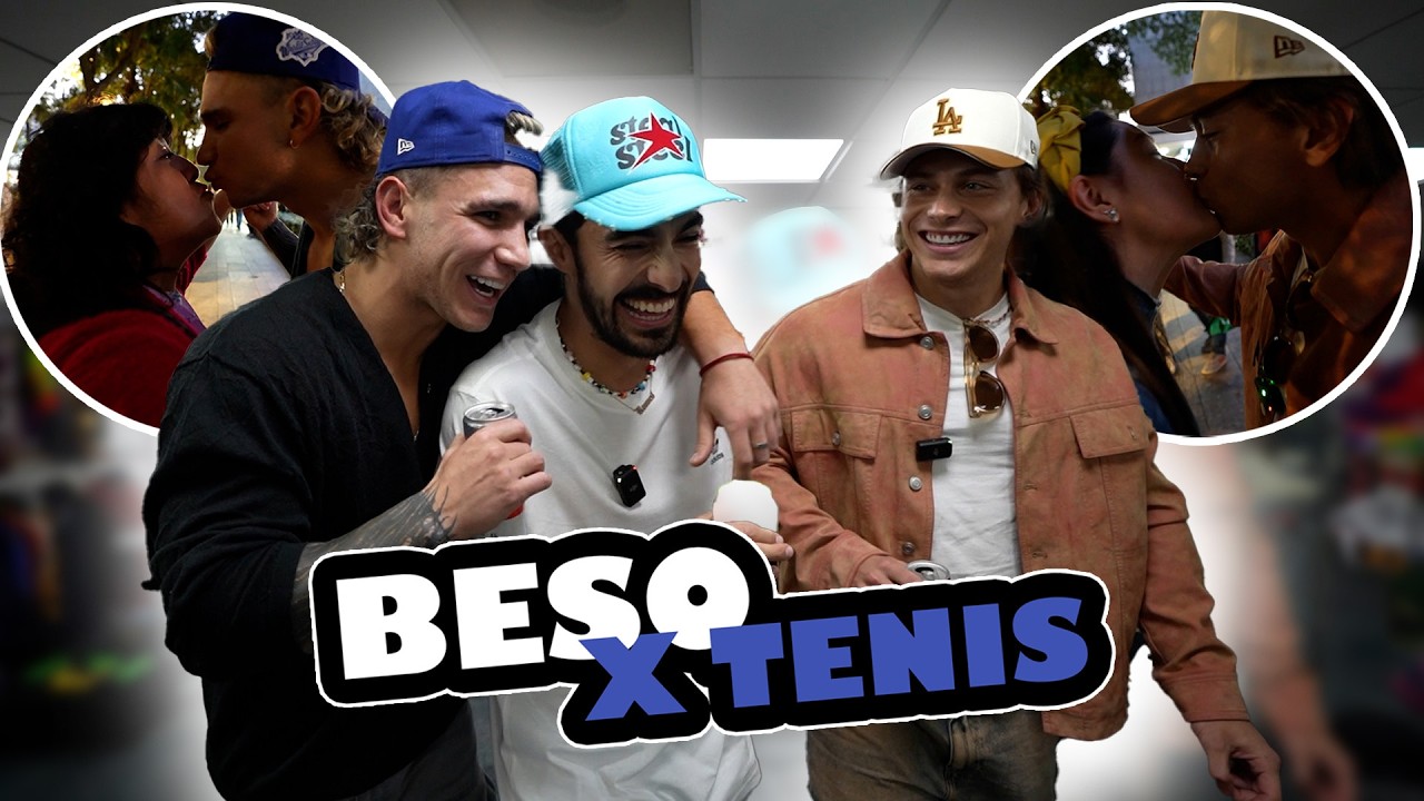Yetus y AldoDeNigris comprando y besando señoras por sneakers