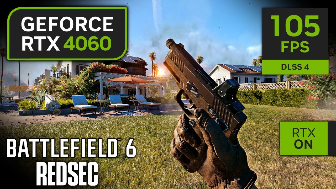 RTX 4060 on Battlefield 6 Battle Royale (RedSec) | 1080p, 1440p with DLSS 4!