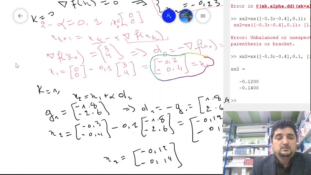 TD2EX02 (méthode du gradient à pas fixe et à pas optimal)