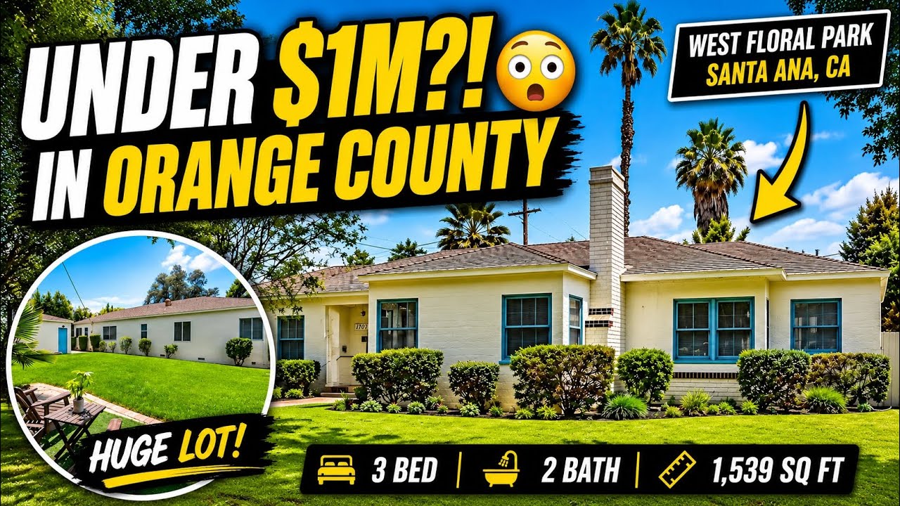 Under $1M in Orange County?! 🏡 West Floral Park Home Tour | Santa Ana, CA
