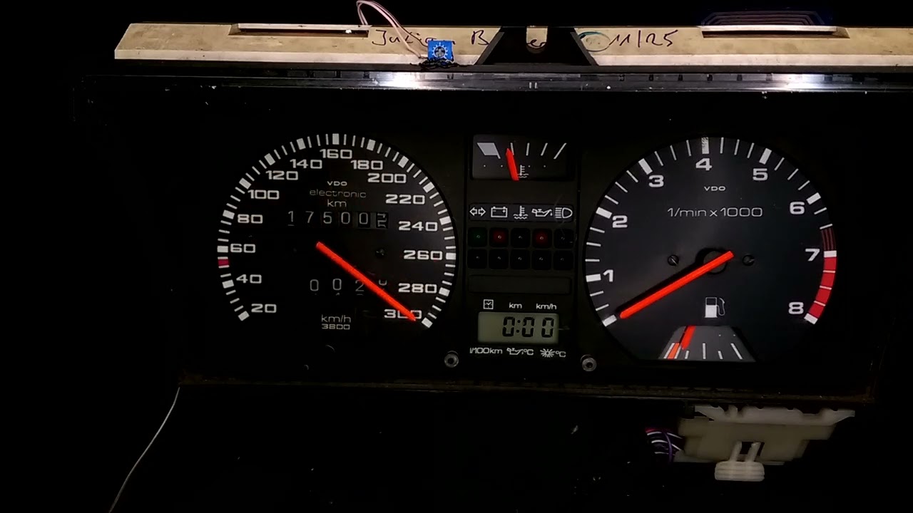 Golf 2 Tacho alte ZE Umgebaut auf neue ZE  Elektronic Tacho 1,8T
