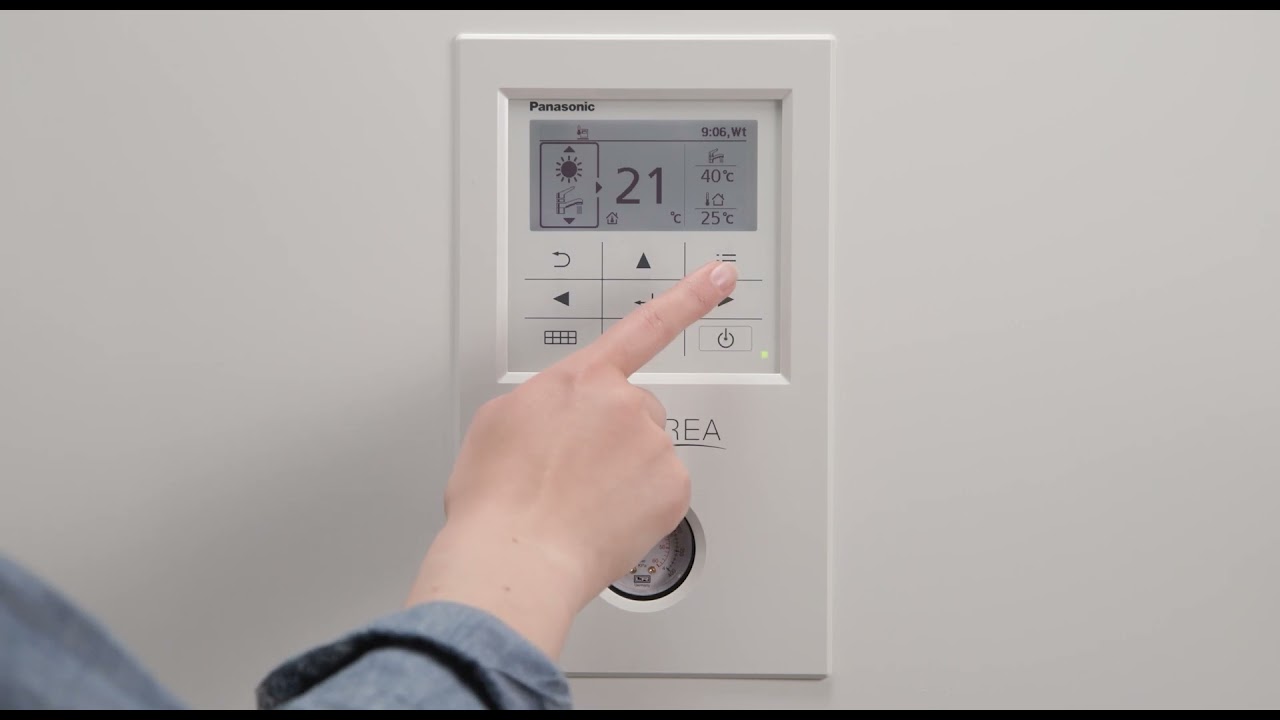 PL &ndash; Zmiana trybu pracy i ustawień temperatury w sterowniku pompy ciepła Panasonic Aquarea