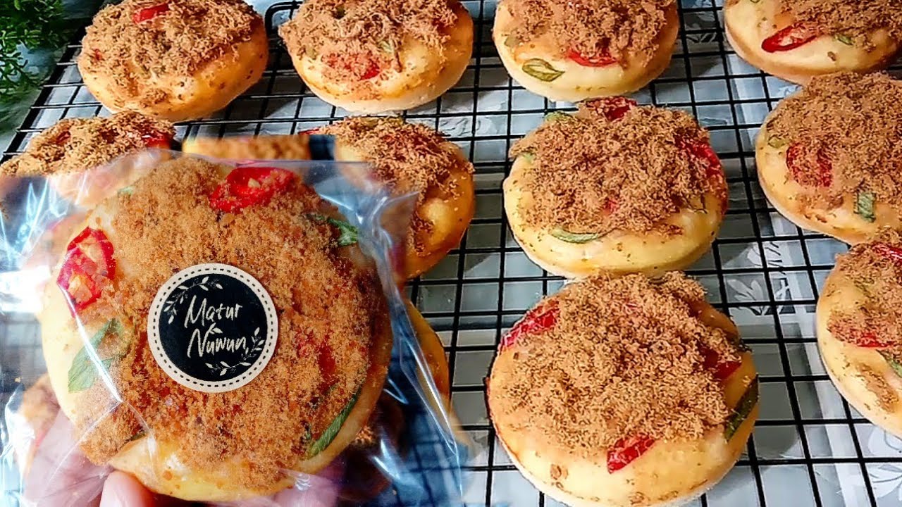 RESEP ROTI ABON MINI MUDAH TANPA MIXER TANPA OVEN
