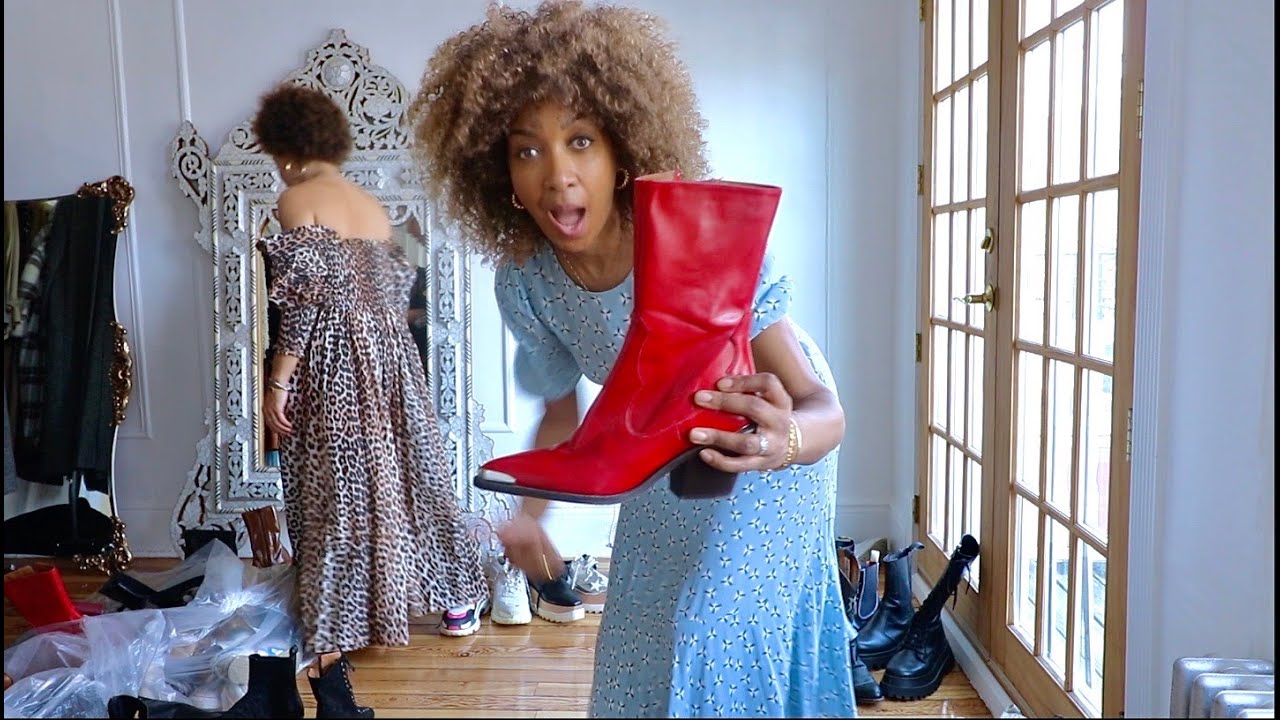 BLOW OUT SHOE PURGE!! HOW TO PURGE YOUR CLOSET!! MARIE KONDO SPARK JOY WORTHY??