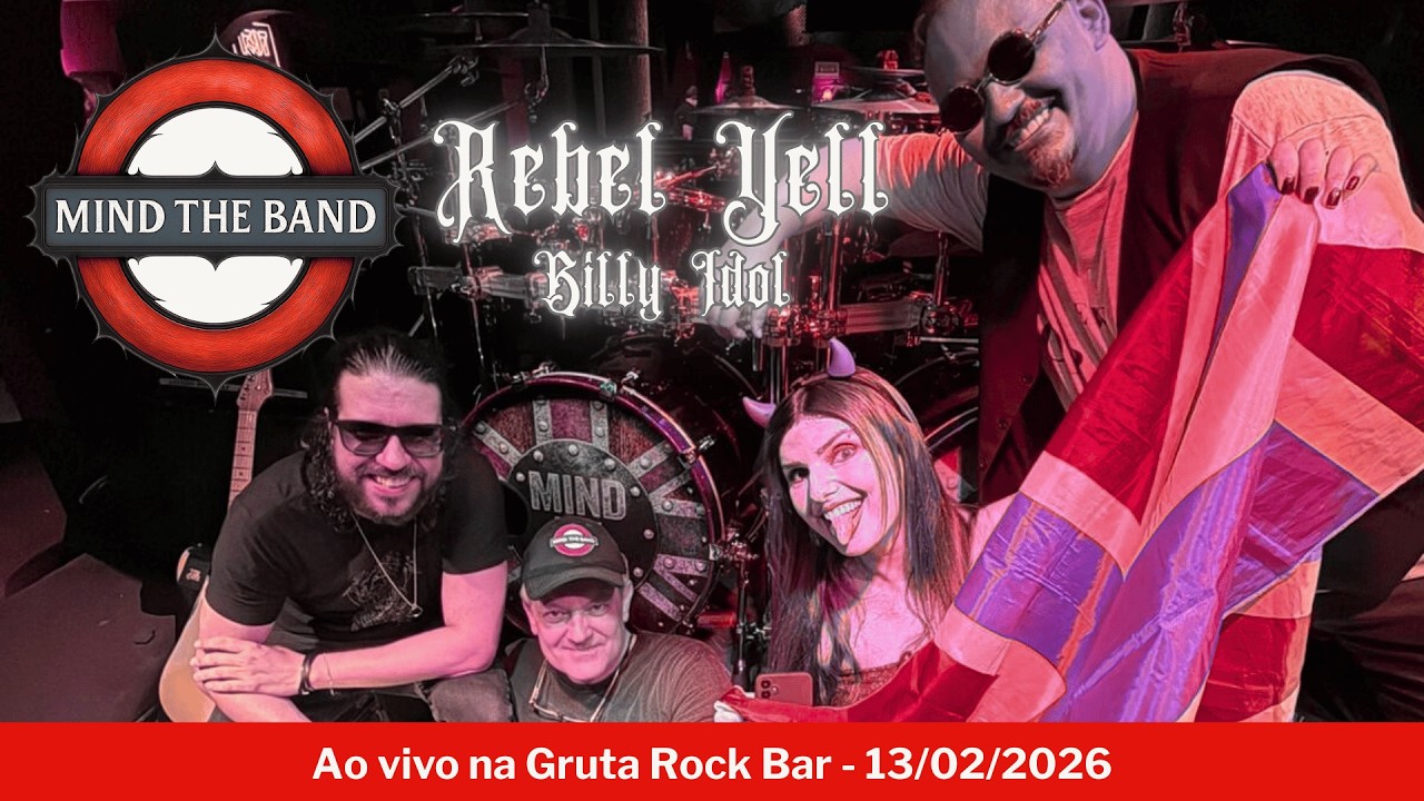 Rebel Yell (Billy Idol) - Cover ao vivo | MIND THE BAND (Gruta Rock Bar, 13/02/2026)