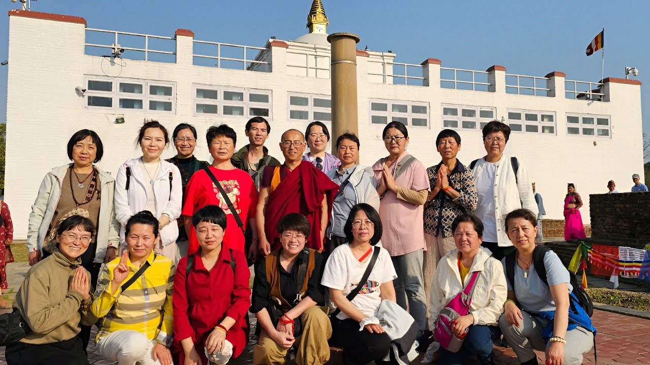 1st Day of Lumbini Visit with Guest. @thebuddhistshow