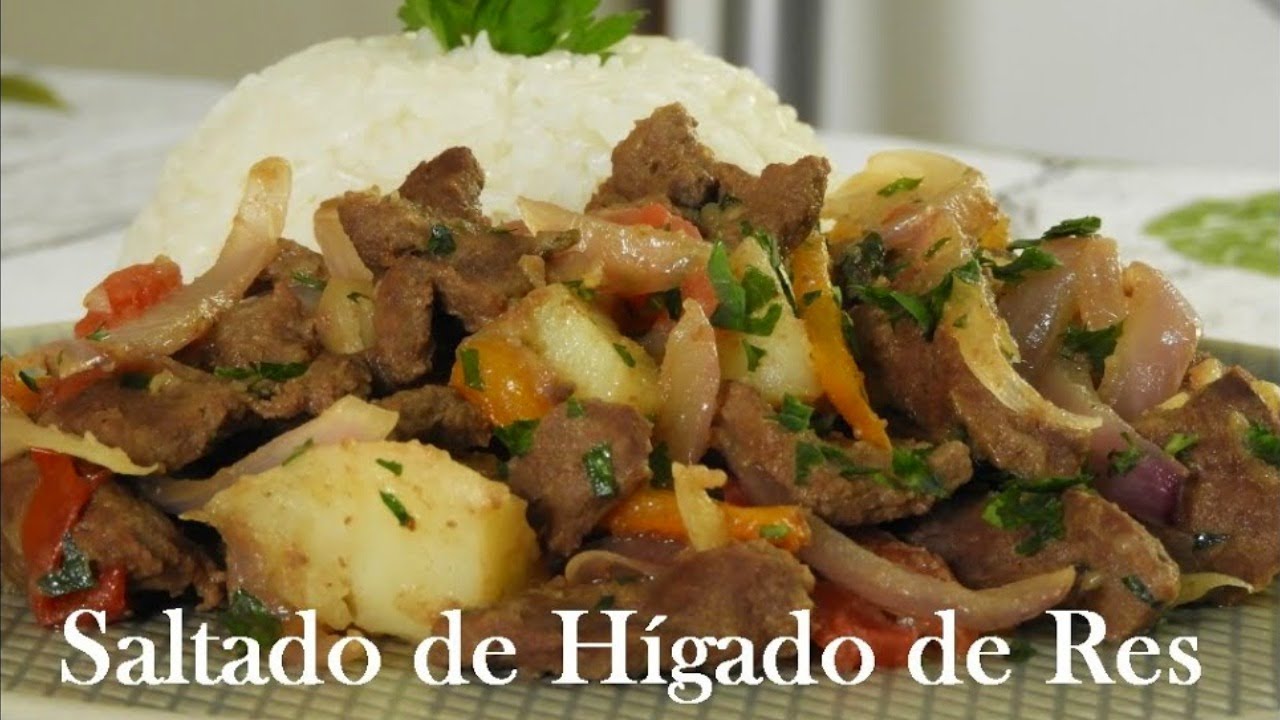 SALTADO DE HIGADO DE RES / RECETA FÁCIL Y ECONÓMICA