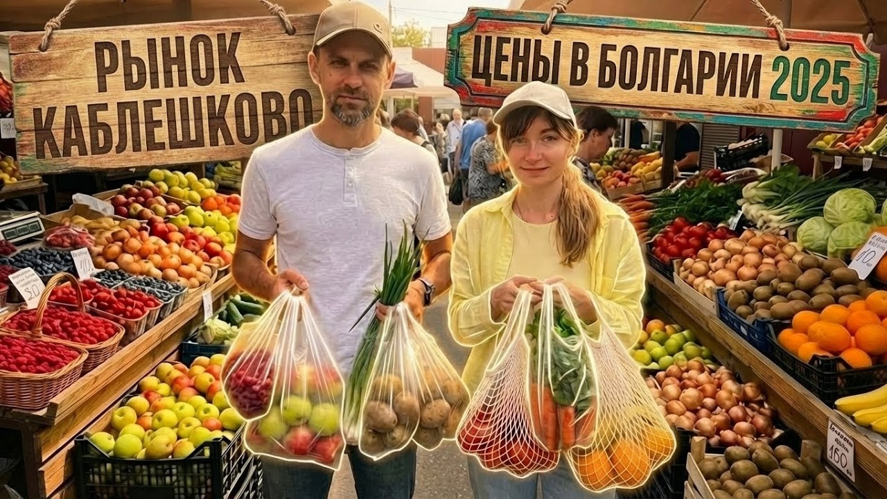 🇧🇬 Цены на продукты в Болгарии 2025: Обзор рынка Каблешково 🍅