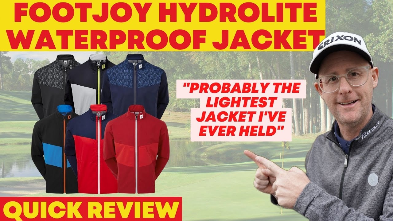 FootJoy HydroLite Waterproof Jacket - Review. Probably the Lightest Jacket I've Ever Held.