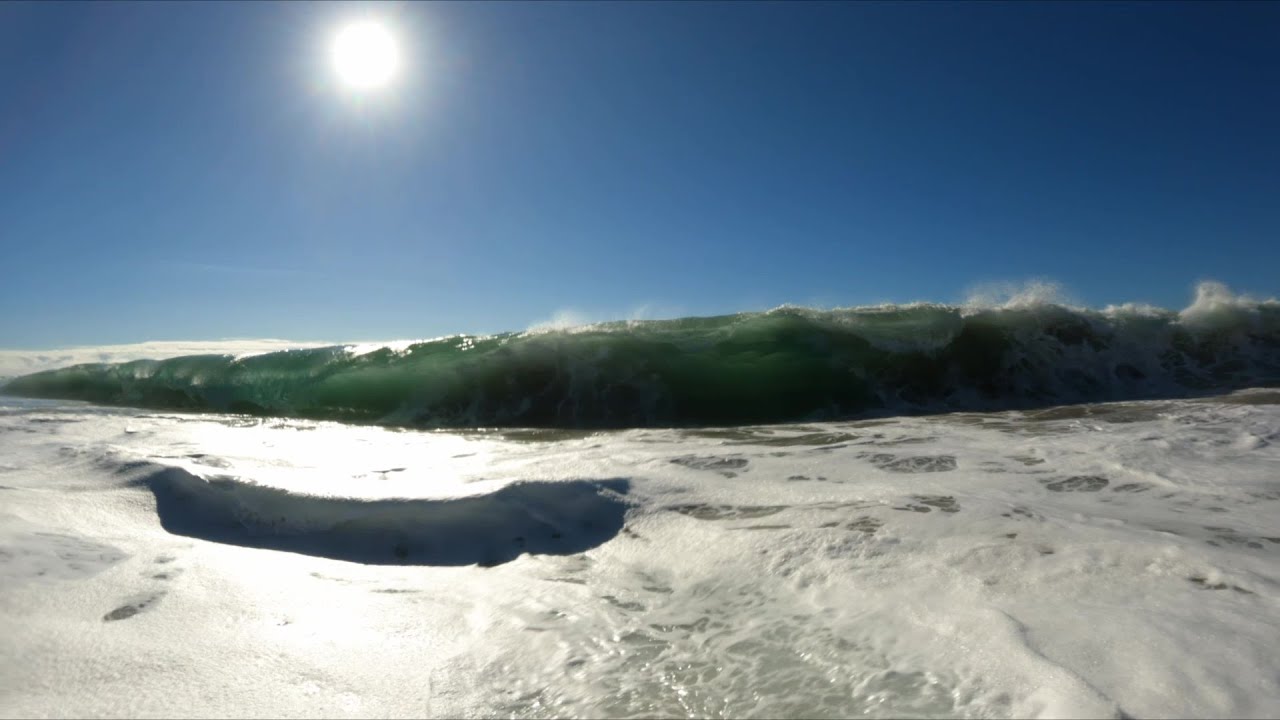 RAW POV // Getting CLOBBERED in BIG SHOREBREAK With Eddie