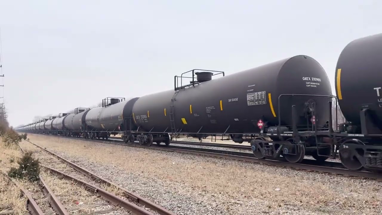 Canadian National ES44DC 2280 Leads a Westbound Manifest Freight on Their Former EJ&E             