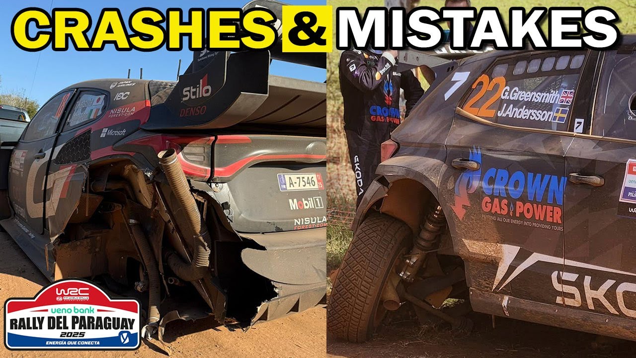 Rally del Paraguay 2025 | Crashes - Mistakes & Best Actions | Pura Acción y Adrenalina