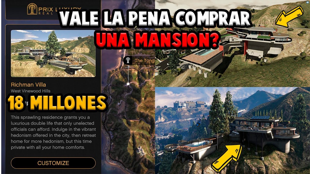 VALE LA PENA COMPRAR LAS MANSIONES DEL NUEVO DLC REFUGIO EN LAS COLINAS EN GTA ONLINE - DLC MANSIONE