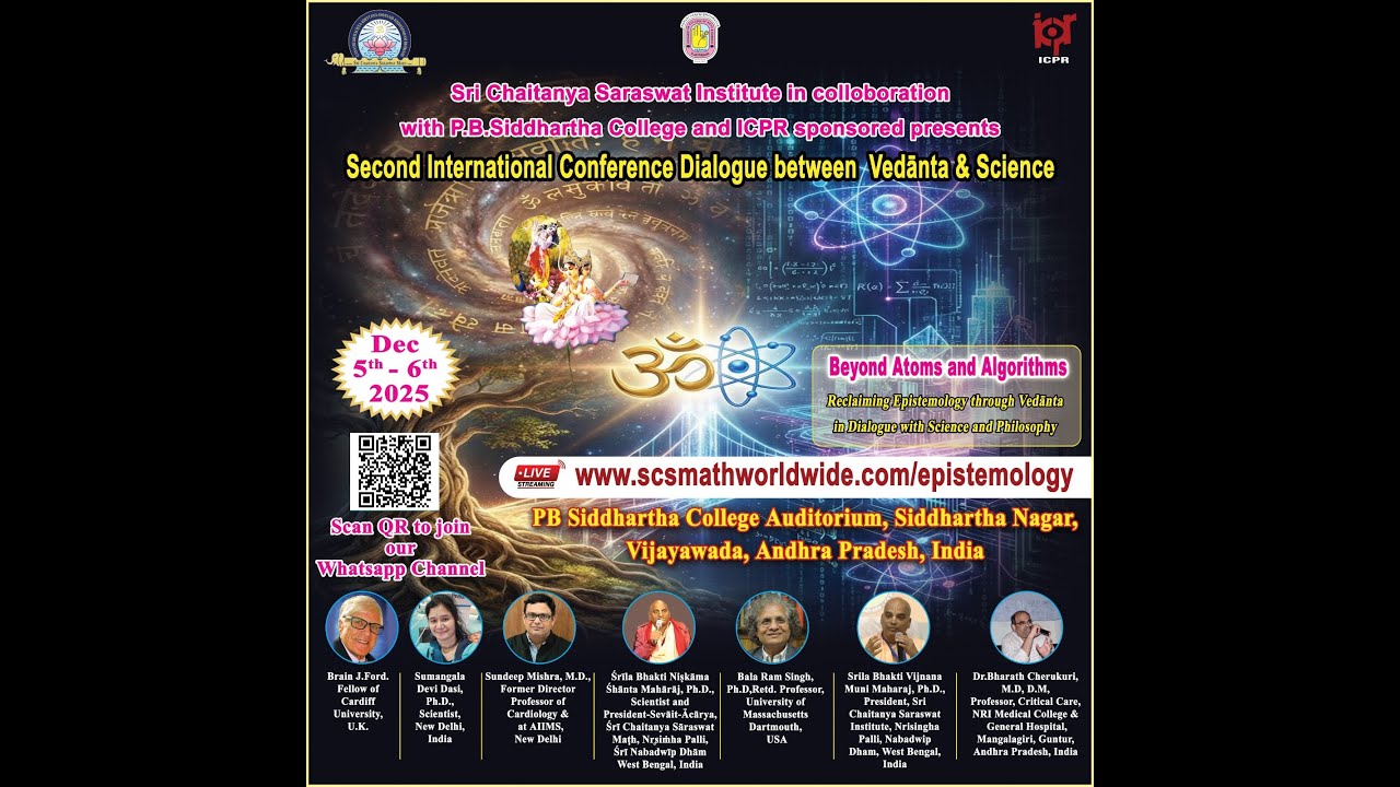 DIALOGUE BETWEEN  VEDANTA & SCIENCE Day 2 - Session 2