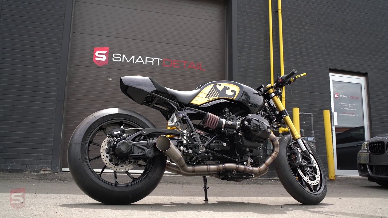 Custom BMW R nine T (R9T) gets ceramic coated
