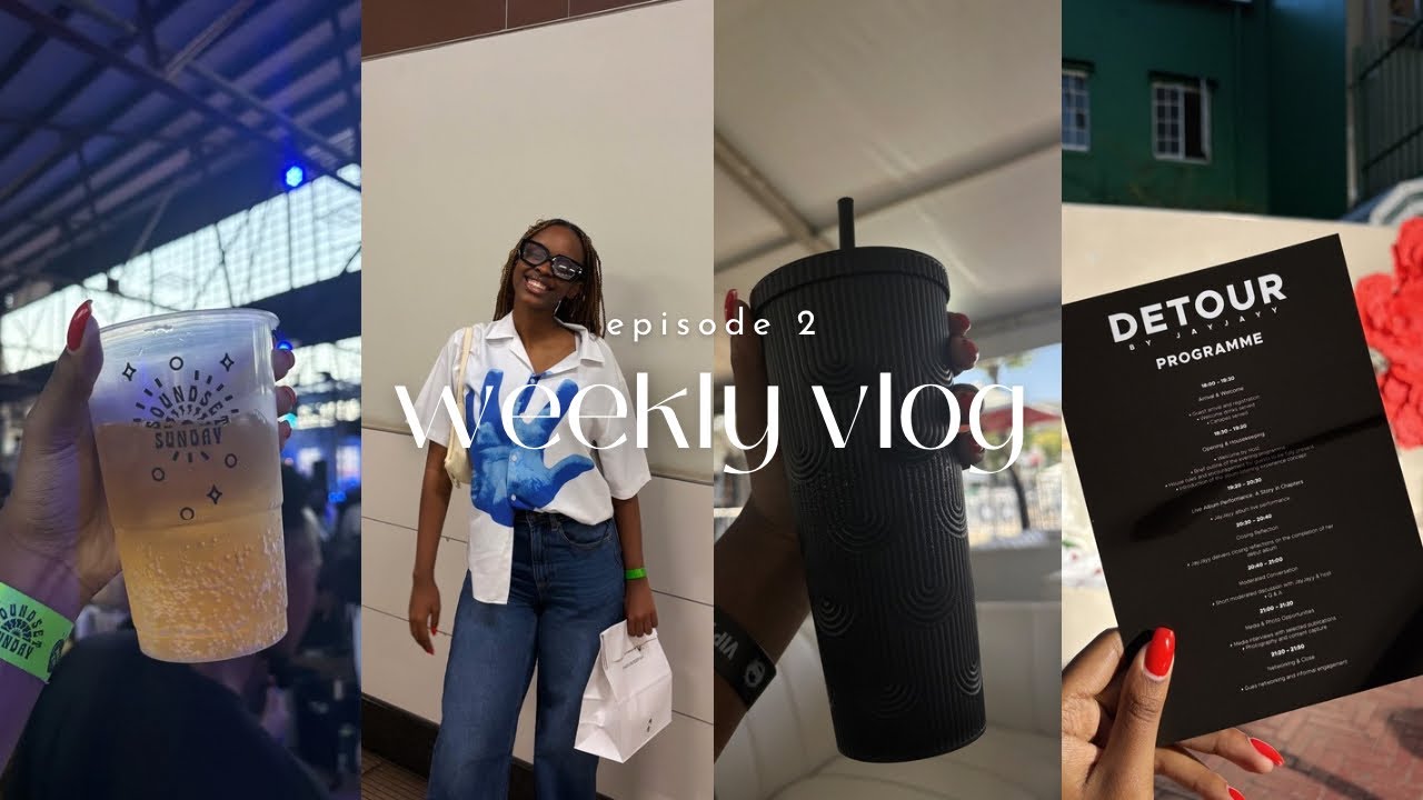 weekly vlog: market wa pitori | zuney rosebank launch | soundset sunday | album listening session