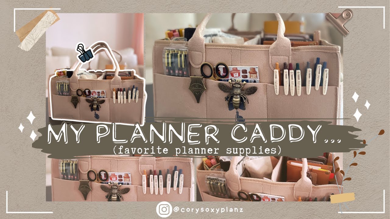 What's in my $8 Planner Caddy! 👜 | 2023 Planner & Journaling Supplies