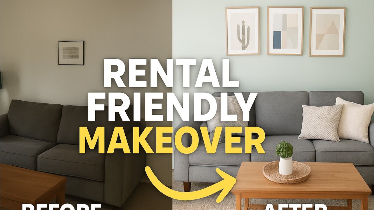 Rental Friendly Home Décor Ideas | Easy Budget-Friendly Apartment Upgrades