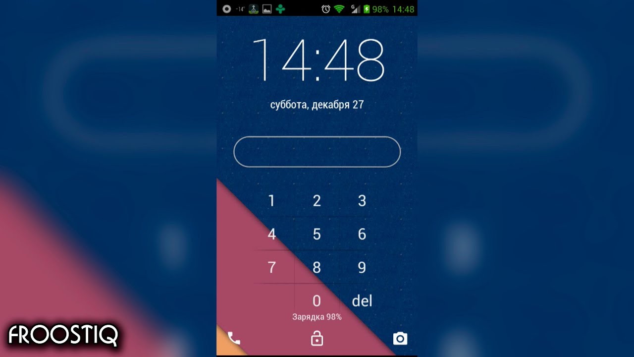 Обзор Lollipop Lockscreen блокировка как в Android L