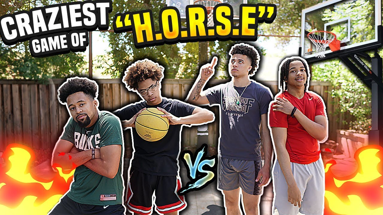 CRAZIEST 2V2 “H.O.R.S.E” GAME of ALL TIME!!! 😈🔥