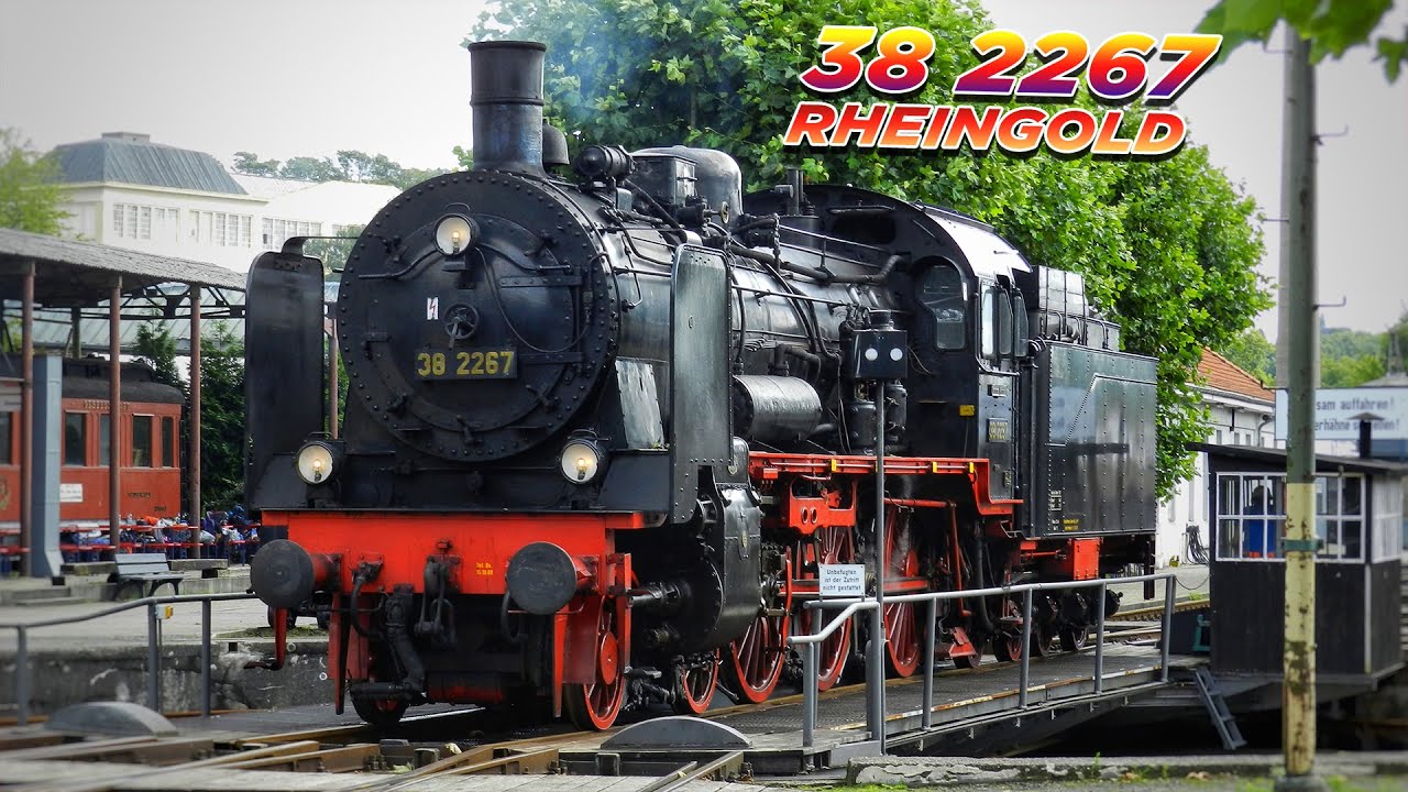 Preußische Dampflok in Bochum Dahlhausen (38 2267)