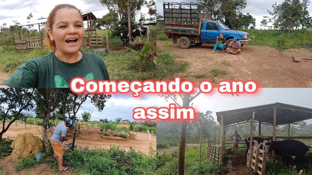VAMOS COMEÇAR PEGAR FIRME COM OS TRABALHOS NO SÍTIO- JÁ COMEÇAMOS 