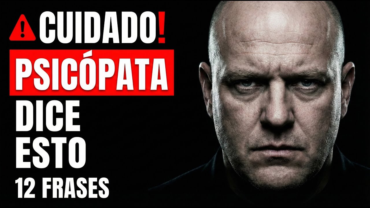 ⚠️ CUIDADO! 12 FRASES TÍPICAS DE UN PSICÓPATA | EL ANALISTA DE PERSONAS