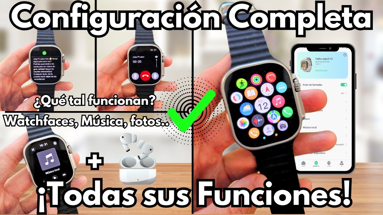 Hello Watch 3 Plus 2 👉 ¡Guía COMPLETA de Configuración y TODAS sus Funciones!