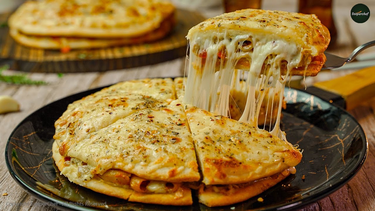 Cheesy Chicken Macaroni Sandwich | Cheesy Pasta Sandwich Recipe by SooperChef