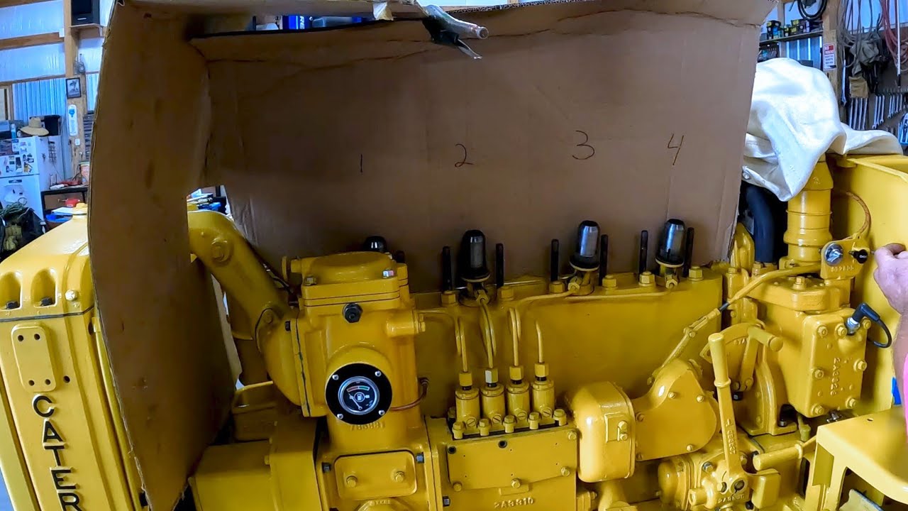 Caterpillar D4 Inverted injector test & post start punch list. Episode #130
