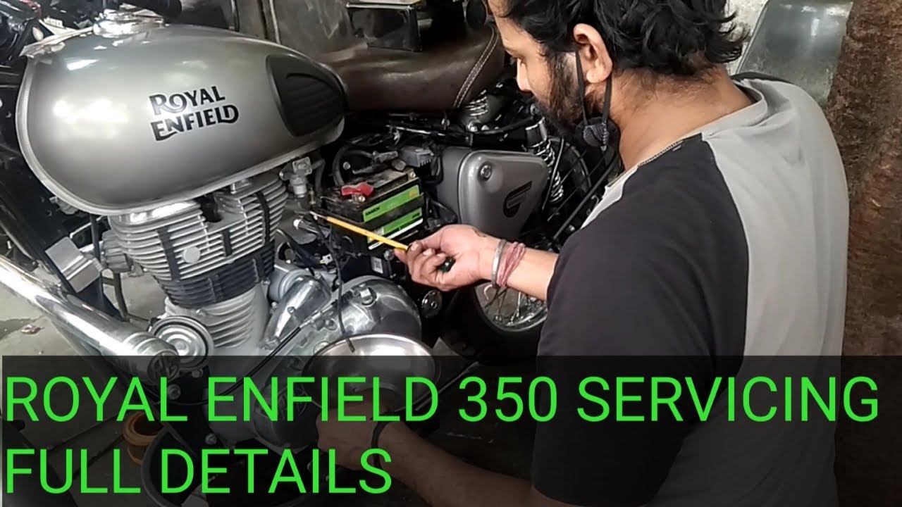 ROYAL ENFIELD SERVICING FULL DETAIL😎/BULLET CLASSIC OR STANDARD PAID SERVICING DETAIL😉.