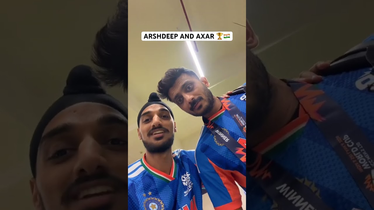 Arshdeep Singh and Axar Patel 🇮🇳 #arshdeepsingh #axarpatel #t20worldcup2026 #indiachampions #viral