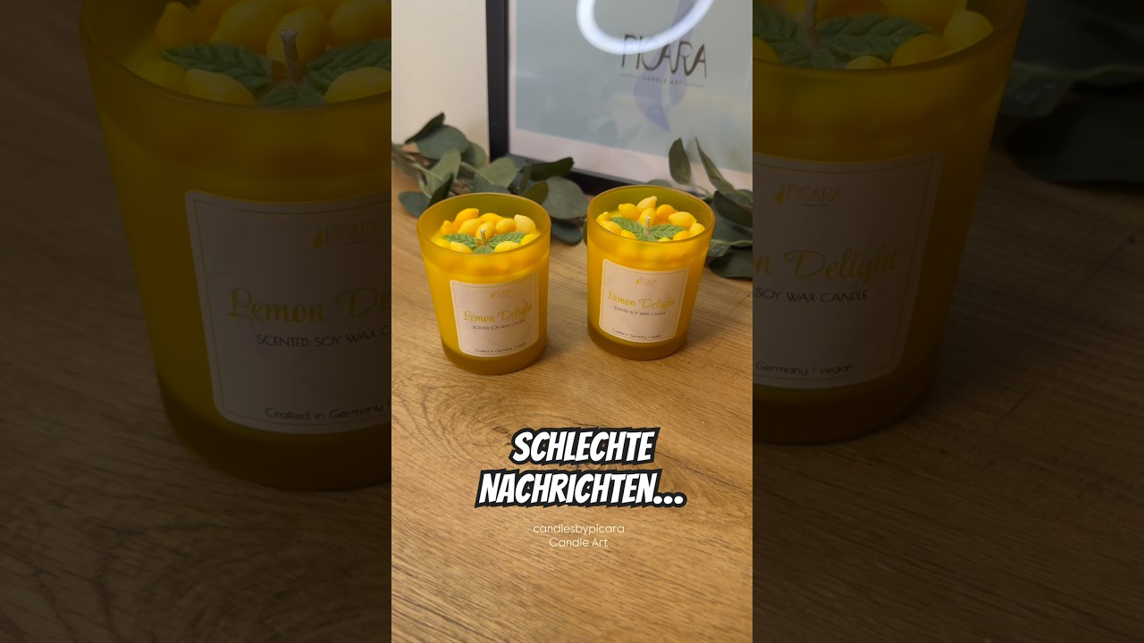#geschenkideen #diy Schlechte Nachrichten&hellip; #kerzengie&szlig;en #kerzendiy #kerzen