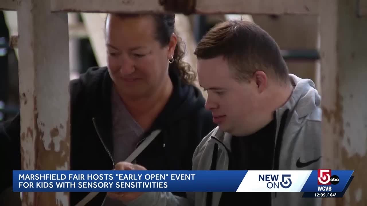 Marshfield Fair hosts event for kids with sensory sensitivities