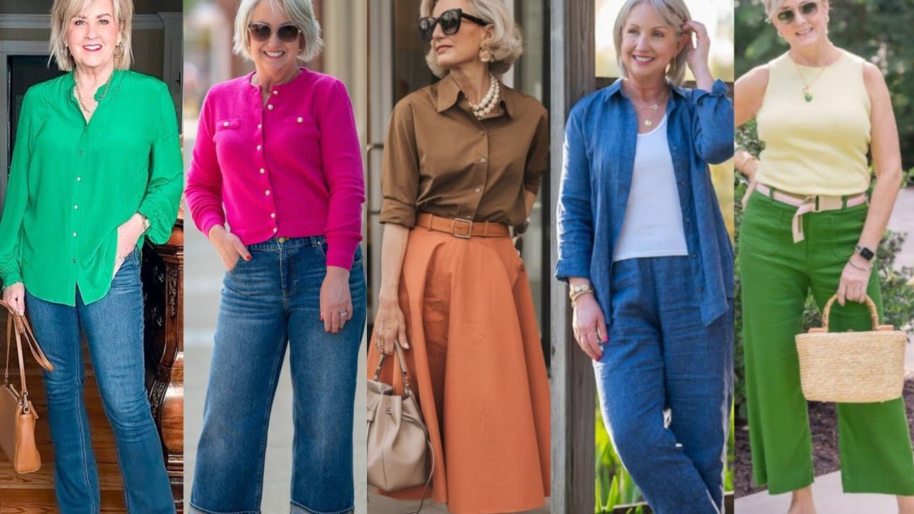 Natural Older Women OVER 50 60 70 |NewTrends Fashion For Women |Spring/Summer FallFashion 2025