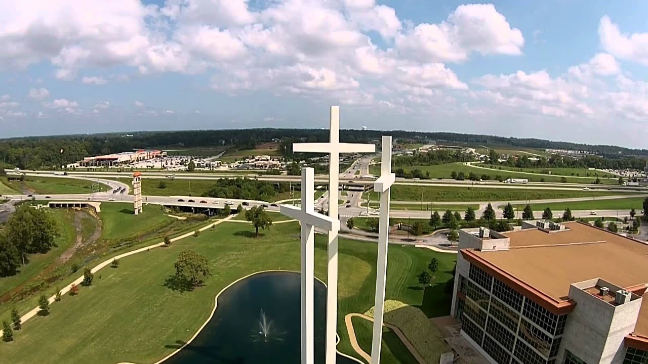 [HD] Cross Church Drone Flight