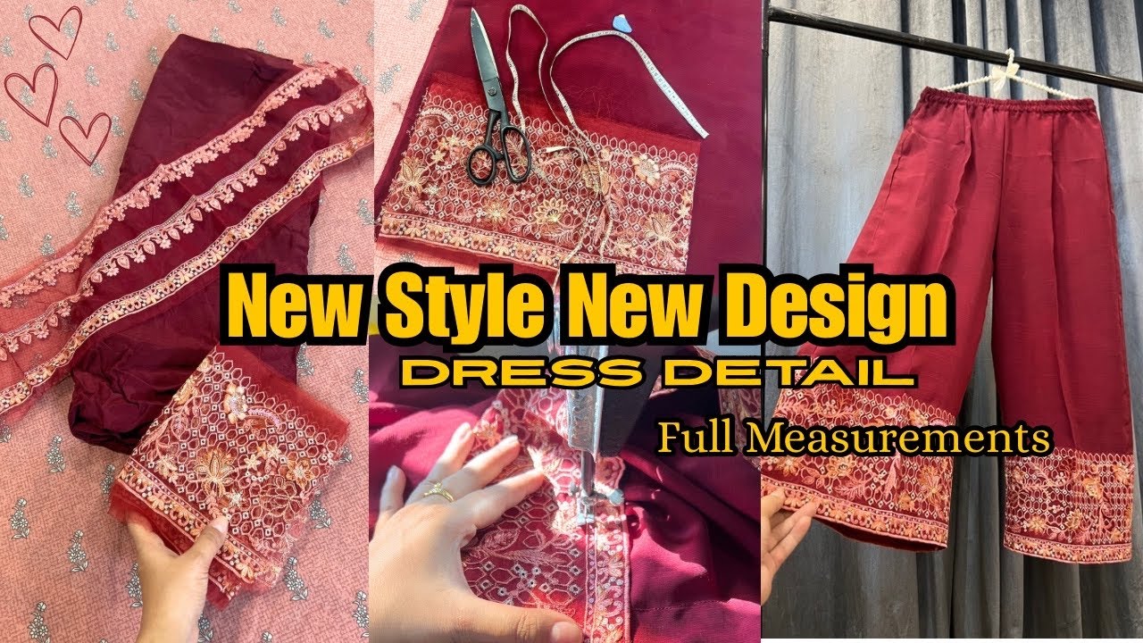 Beautiful Fancy BOX Trouser Designs | Cutting & Stitching Tutorial 🧵