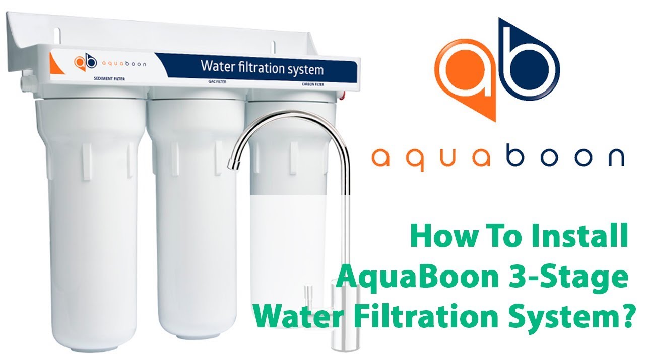 How To Install  AquaBoon 3-Stage Water Filtration System