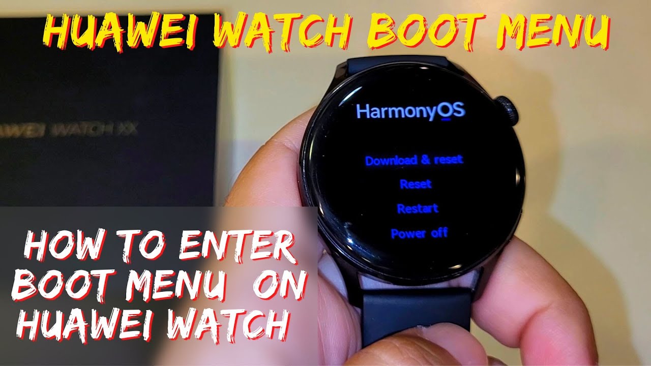 Как войти в меню загрузки на Huawei Watch 3 | Как перезагрузить Huawei Watch 3