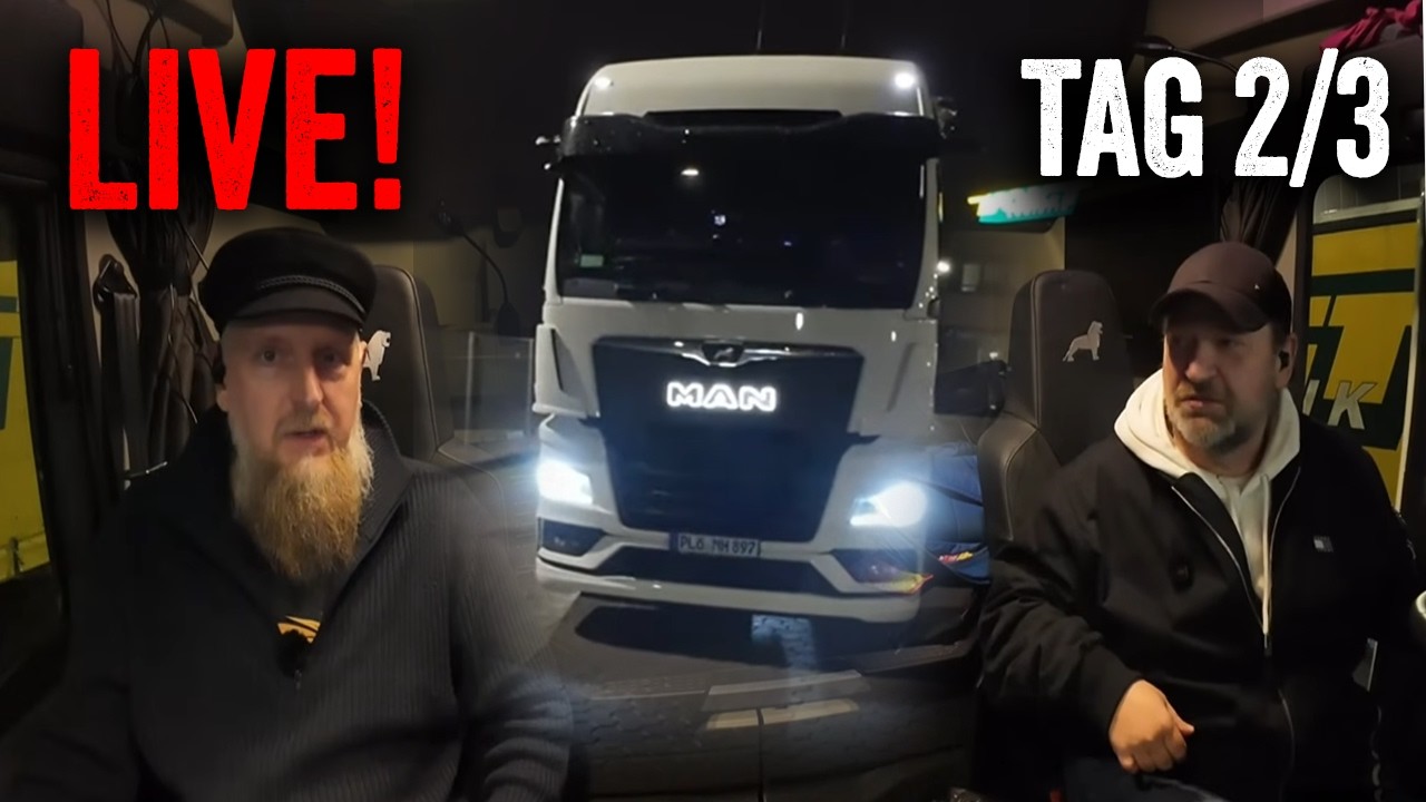 TAG 2/3 🚐 Vom Caddy zum 40-Tonner mit @druckverlust8330  | Schleswig-Holstein Tour | #livestream