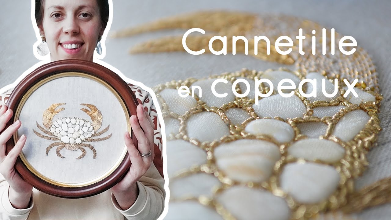 Tuto broderie d'or: la cannetille en copeaux