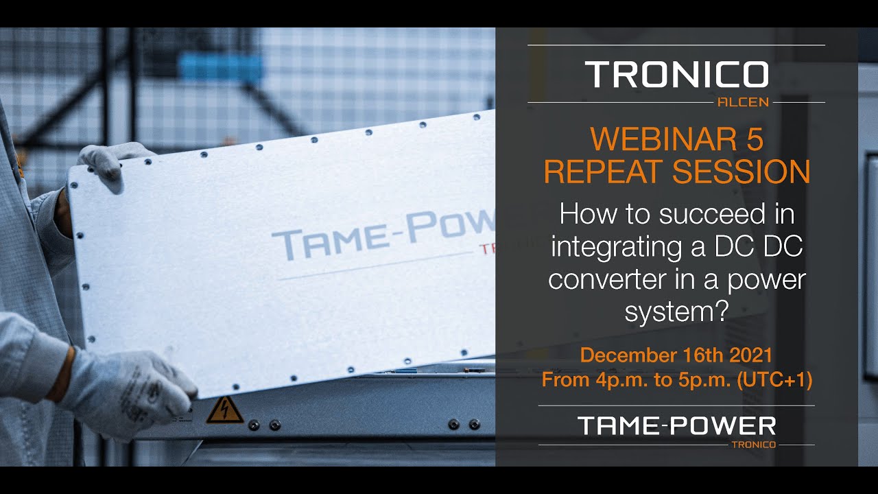 How to succeed in integrating a DCDC converter in a power system?