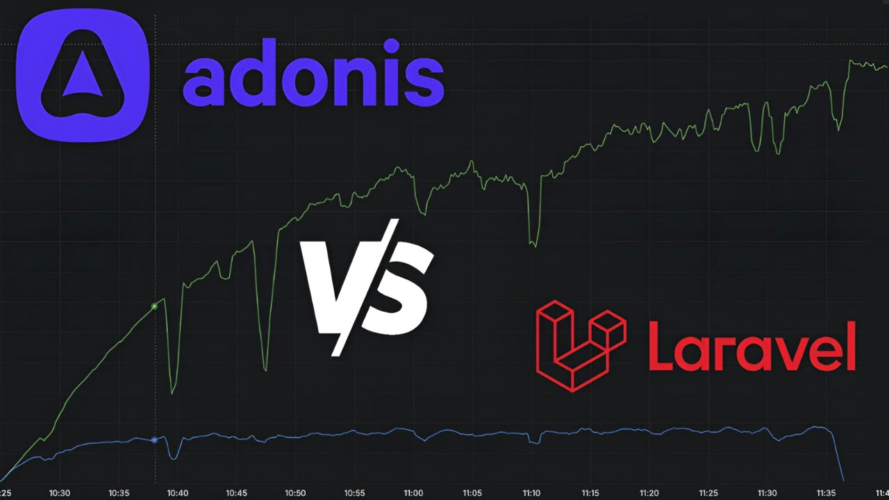 PHP Laravel vs NodeJS AdonisJS Performance Benchmark Comparison 🚀