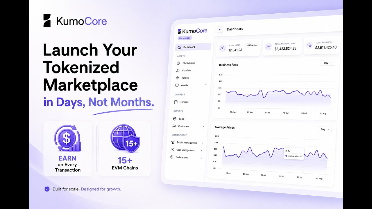 Launch Your Tokenized Marketplace | KumoCore Explained