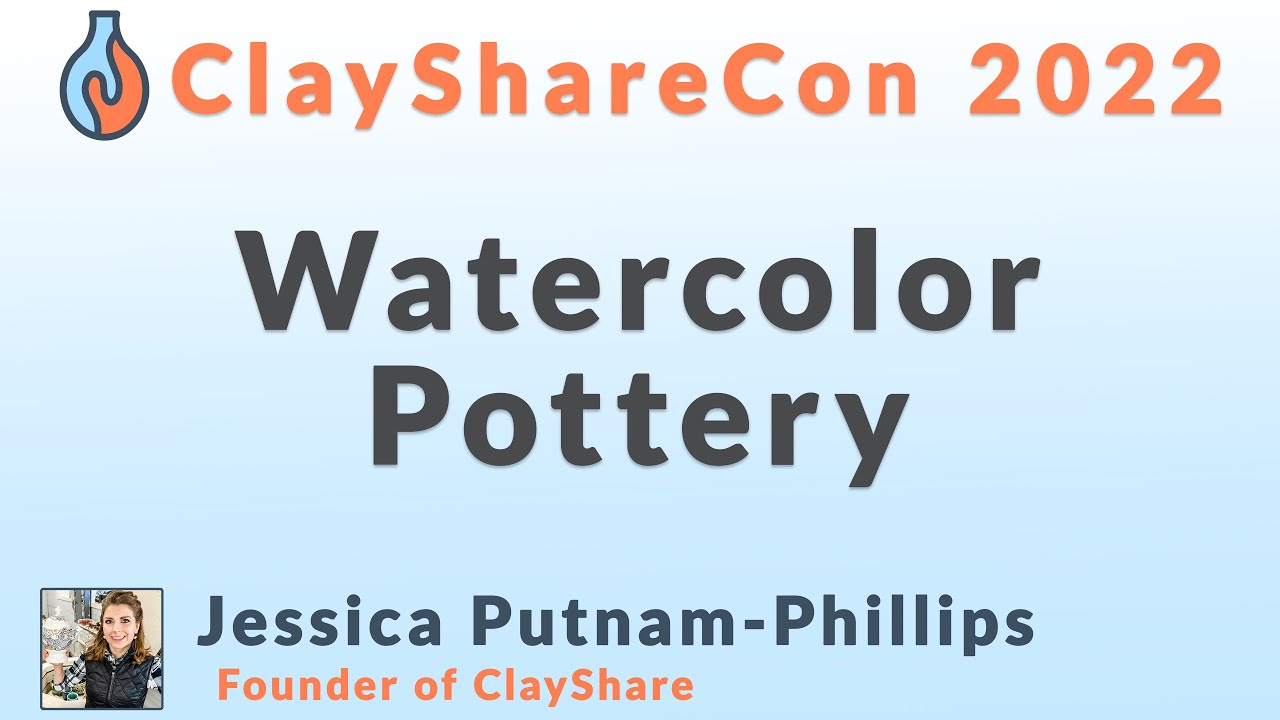 Watercolor Pottery Demo