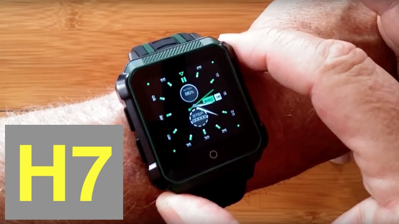 Microwear H7 Square 4G Android 6 IP68 Waterproof Apple Watch Shaped Smartwatch: Unboxing & 1st Look