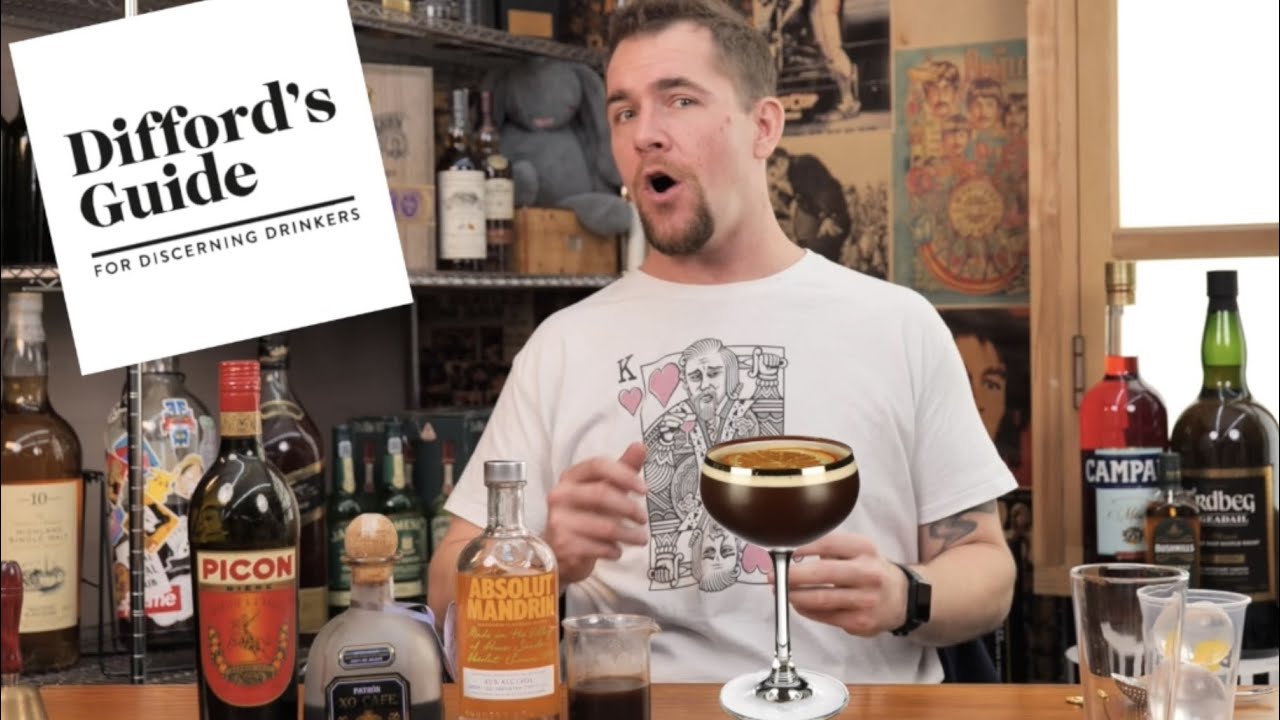 Difford's Guide Orange Espresso Martini (Poor Man's Twist)